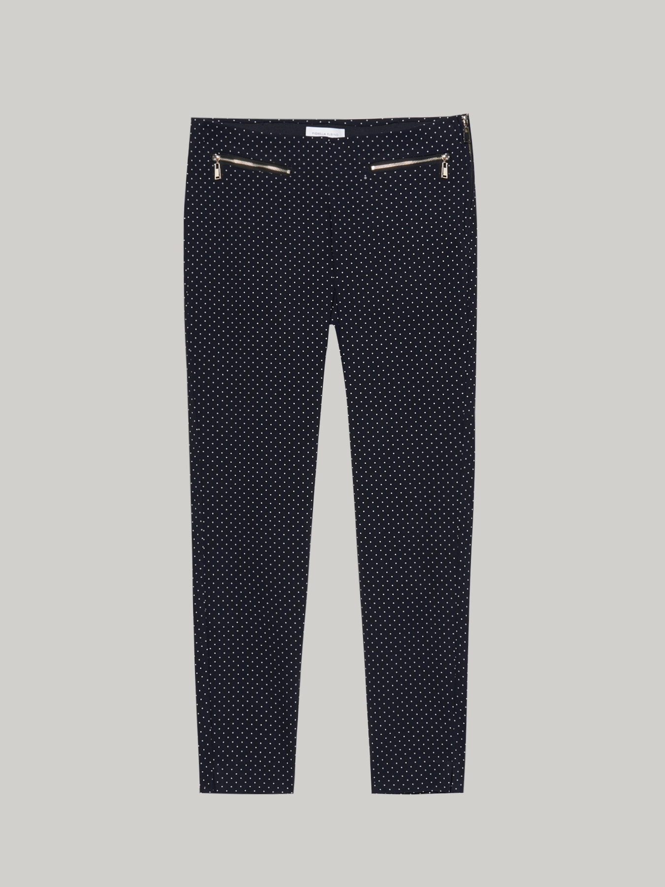 Pantaloni skinny a pois image number 3