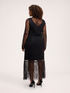 Lace shirtdress with ruffle image number 1