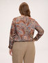 Blouse with paisley print image number 1