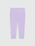 Crepe scuba fabric carrot fit trousers image number 5