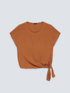 Blouse avec n&oelig;ud sur le c&ocirc;t&eacute; image number 4