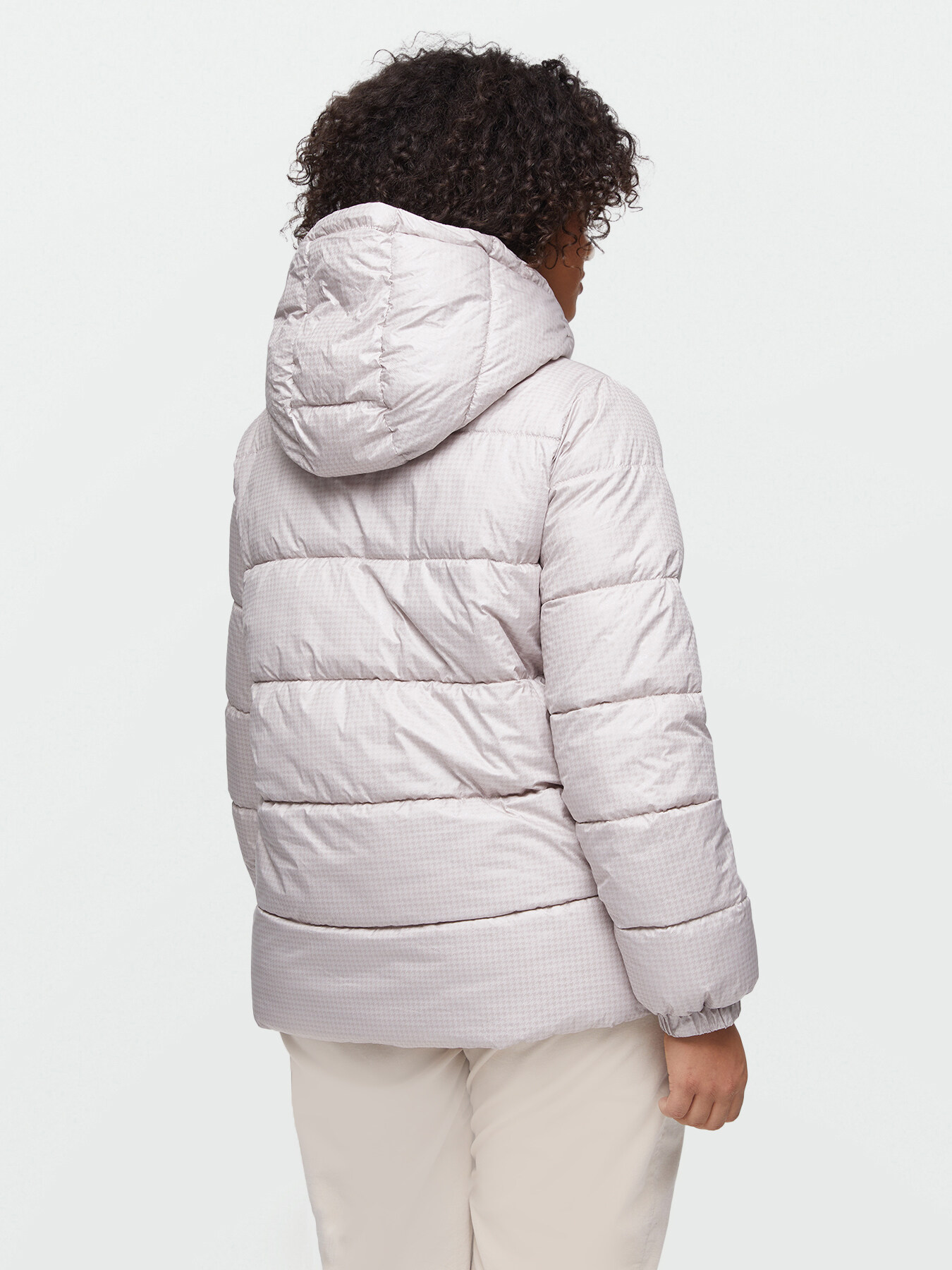 Printed down jacket with Sorona&reg; Aura padding image number 1