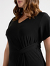 Vestido en tejido de punto con trabilla lateral image number 2