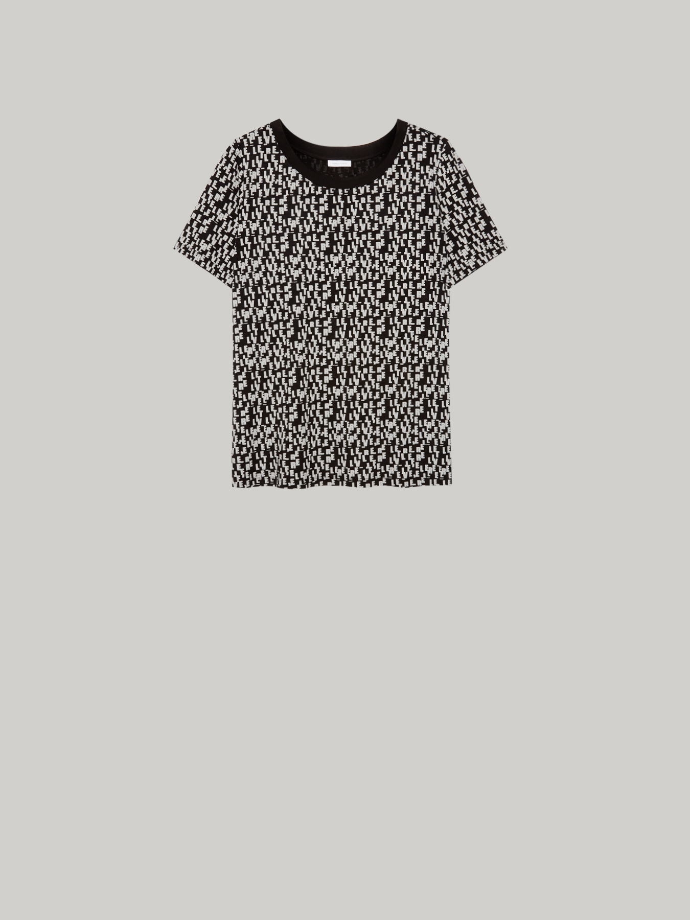 Camiseta "GO." con estampado de texto image number 3