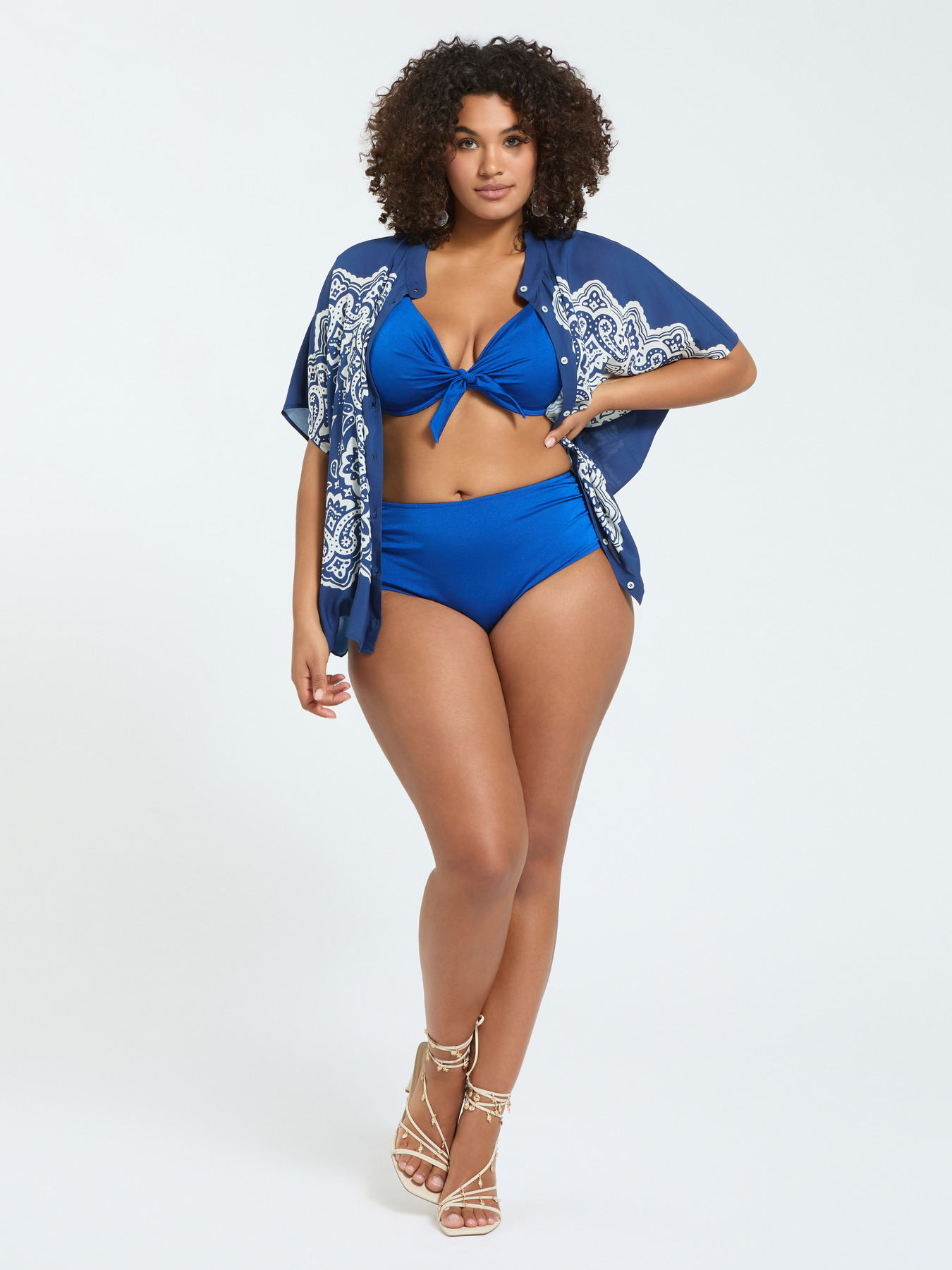 Bikini with bow and crystal image number 3