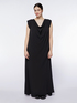 Robe longue noire double look image number 2