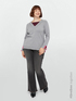 LENZING&trade; ECOVERO&trade; viscose sweater with stripes image number 0