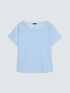 Mixed linen T-shirt image number 4