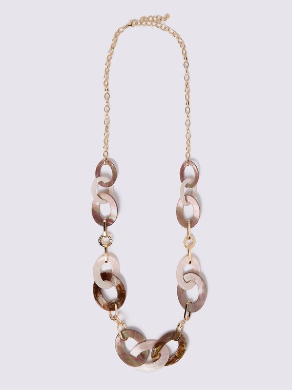 Collier avec pendentifs ovales