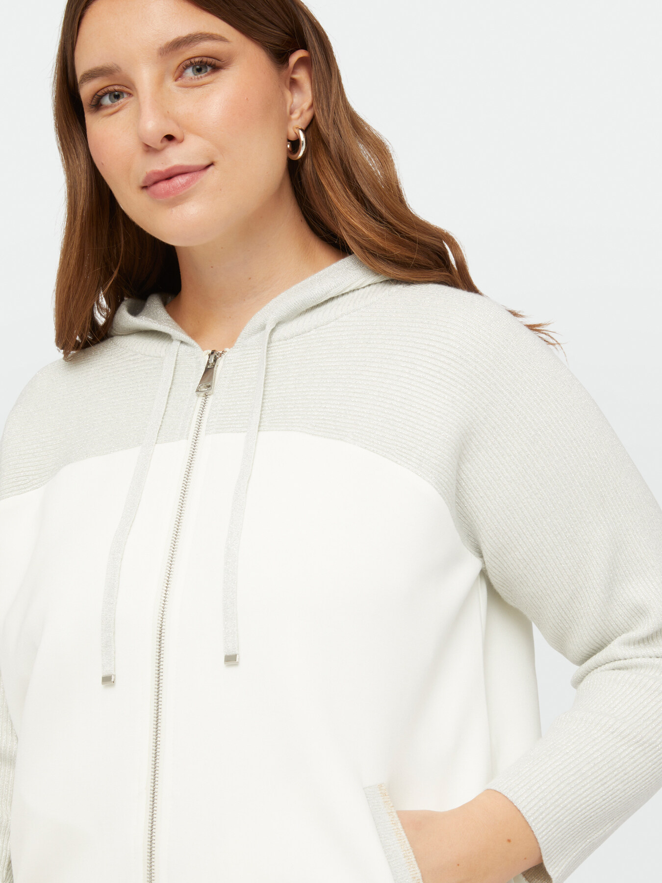 Sweat-shirt avec des parties en lurex image number 3