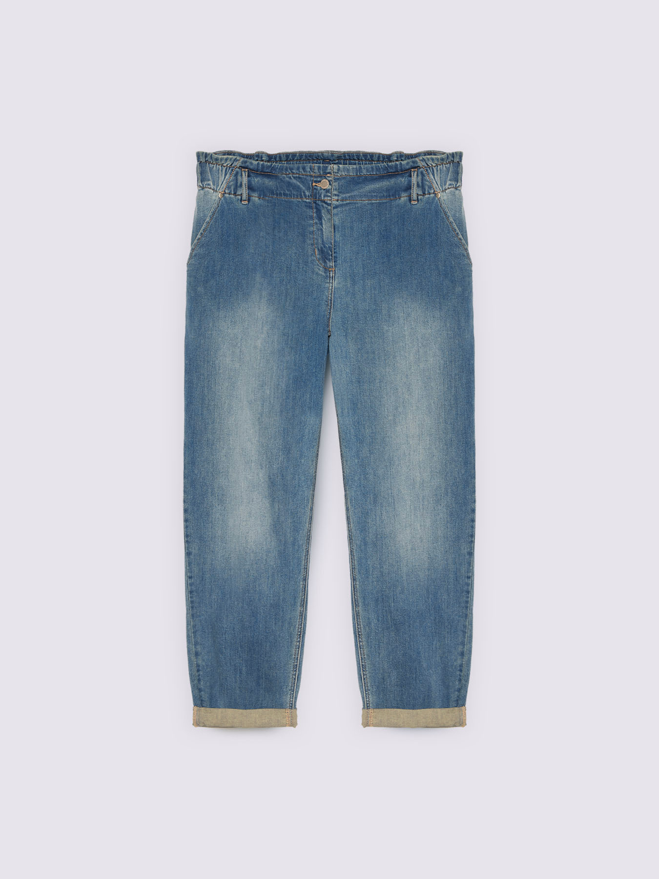 Balloon jeans vintage wash image number 4