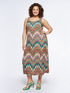 Long printed beach cover-up dress image number 0