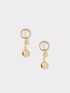 Dangling earrings with sphere image number 0