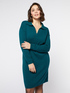 Strickkleid mit Kragen image number 3