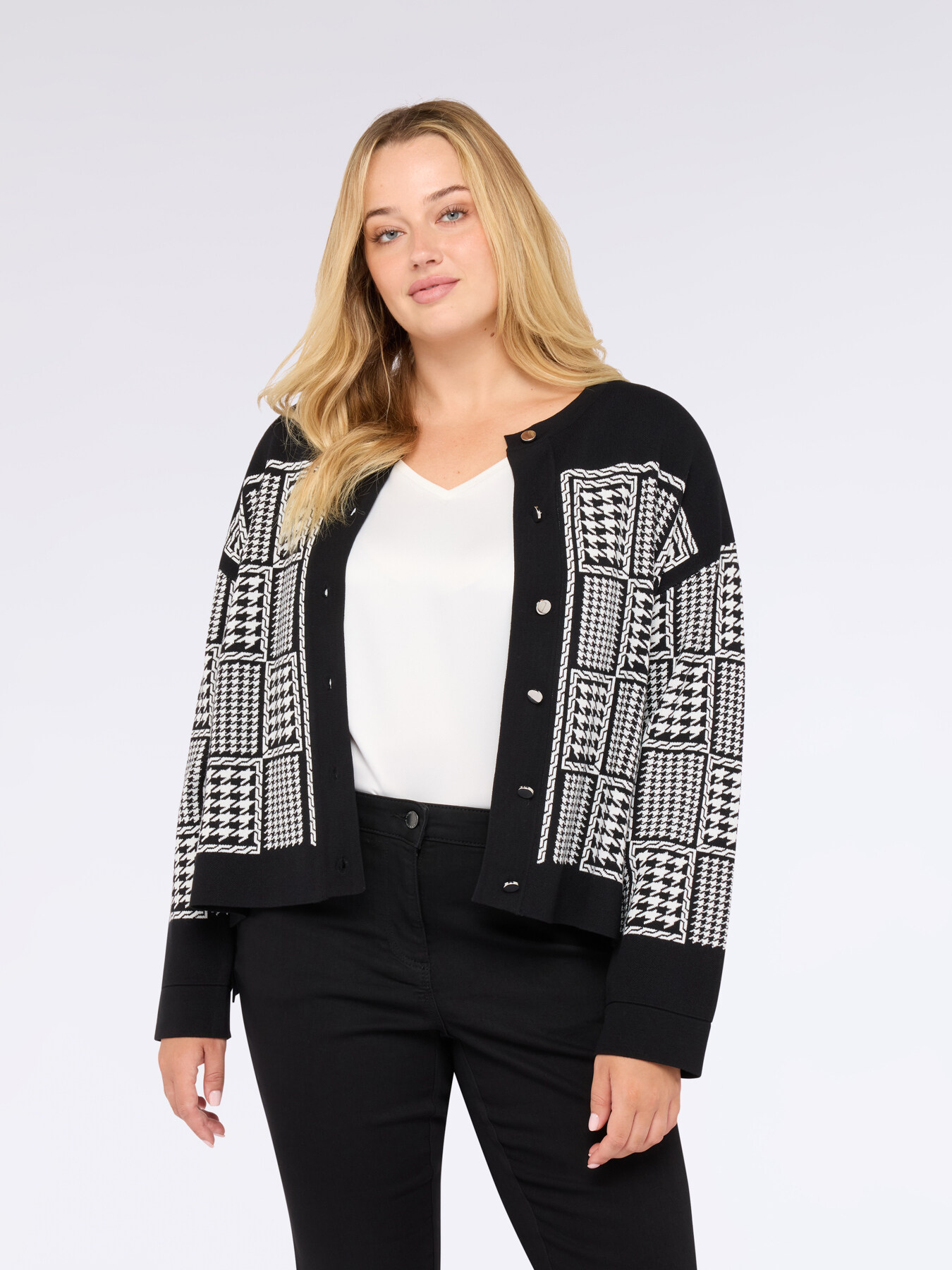 Houndstooth Cardigan image number 0