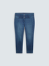 Blue jeggings with decorative buttons image number 0