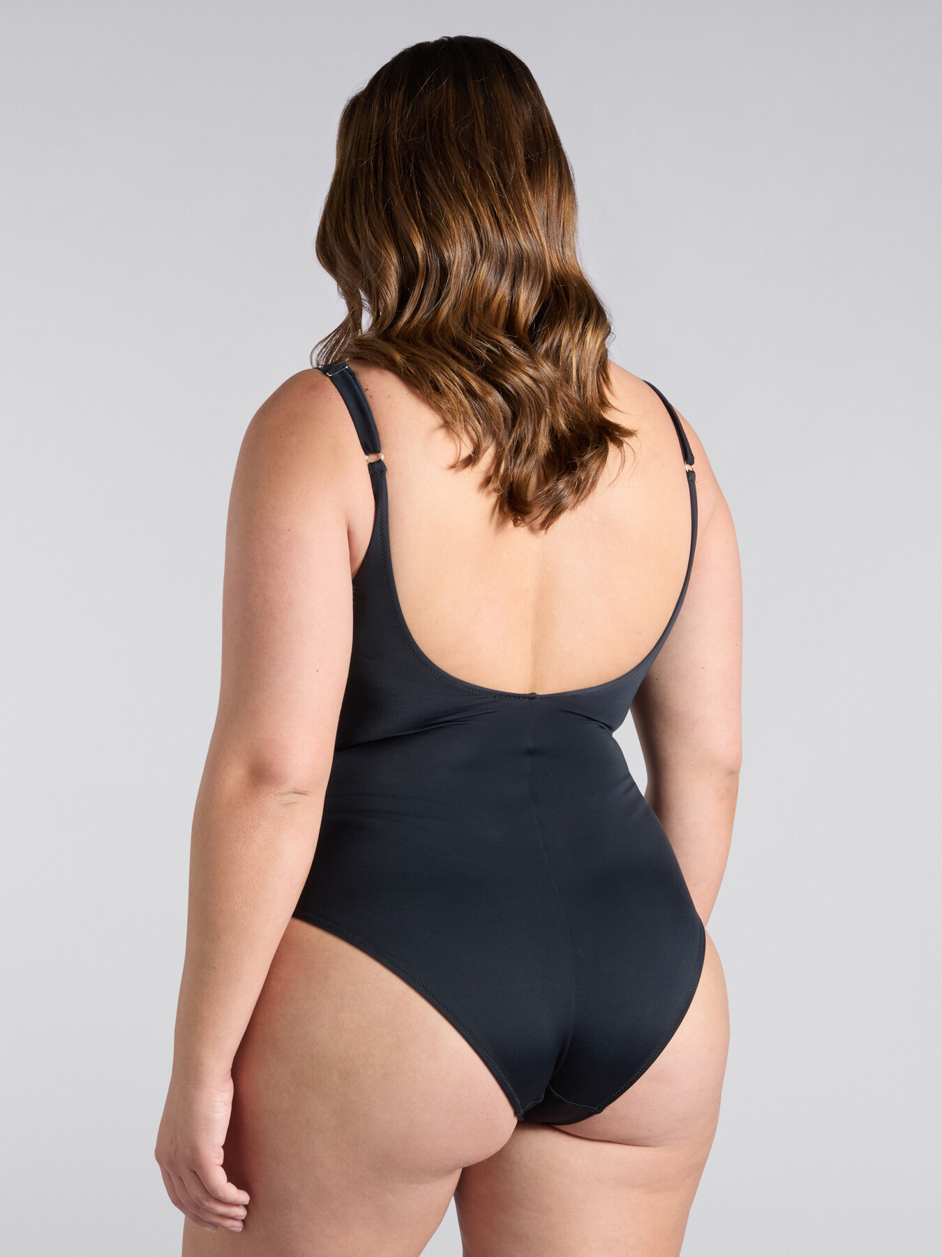 Tribal print one-piece swimsuit image number 1