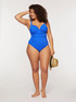 One-piece swimsuit with gathers image number 2