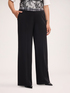 Wilde Leg Hose mit Karoband image number 2