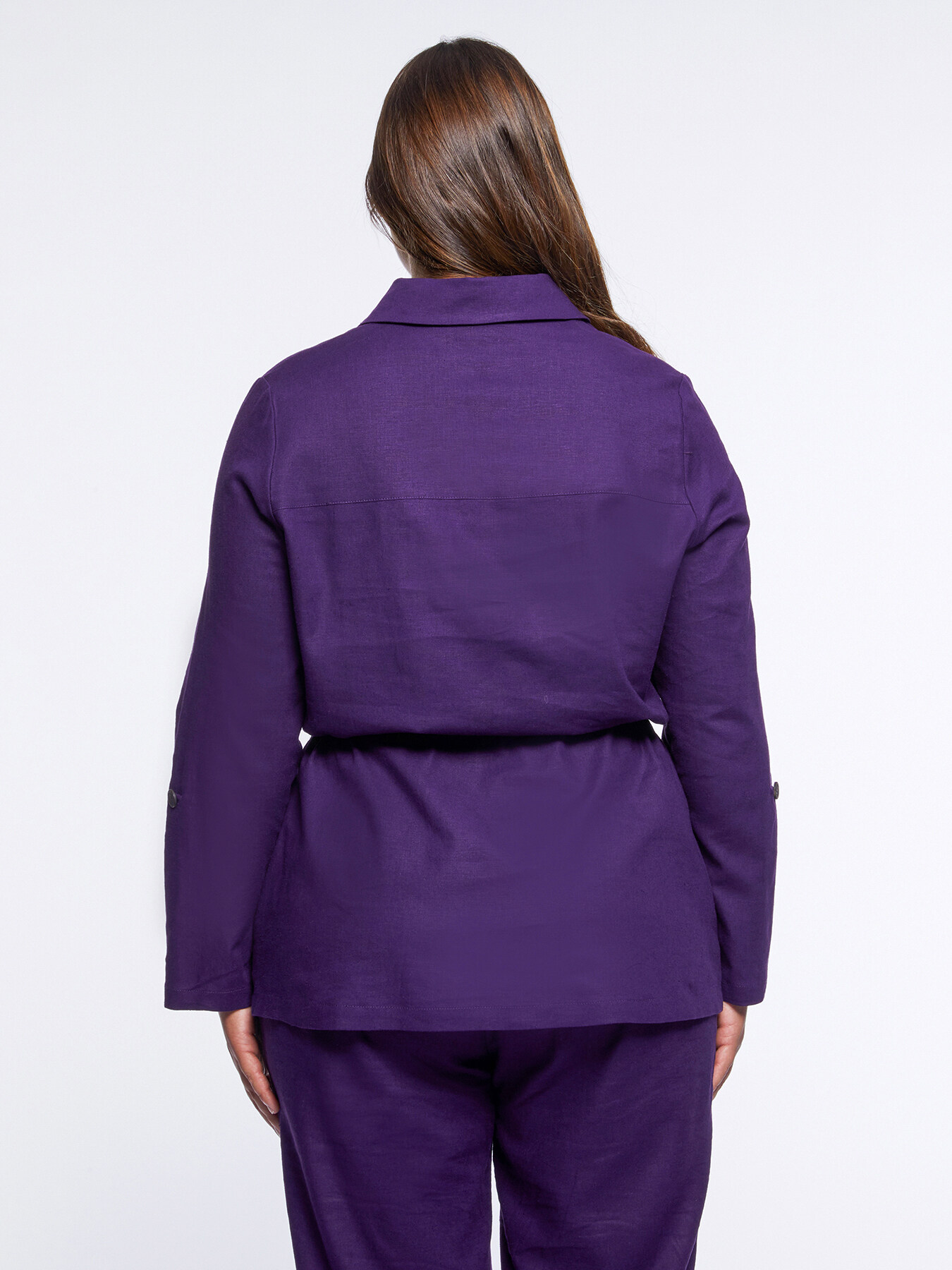 Chemise longue avec poches et cordon de serrage image number 1