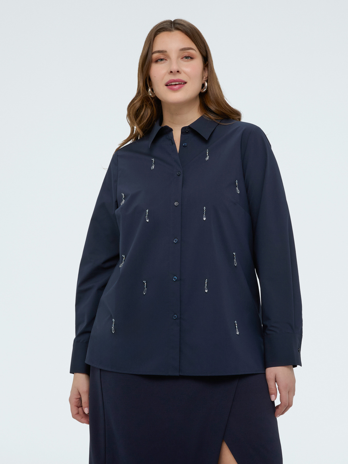 Shirt with crystal appliqu&eacute;s image number 2