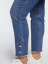 Skinny-Jeans mit Knöpfen am unteren Saum image number 2