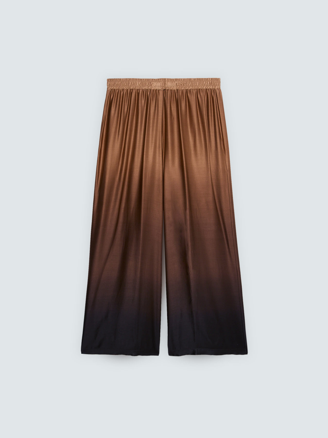 Palazzo pants in d&eacute;grad&eacute; satin image number 4