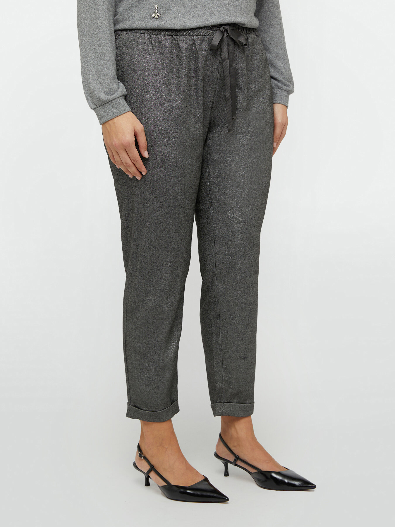 Joggers aus Lurex image number 2
