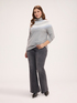 Rollkragenpullover mit Jacquard-Muster image number 2