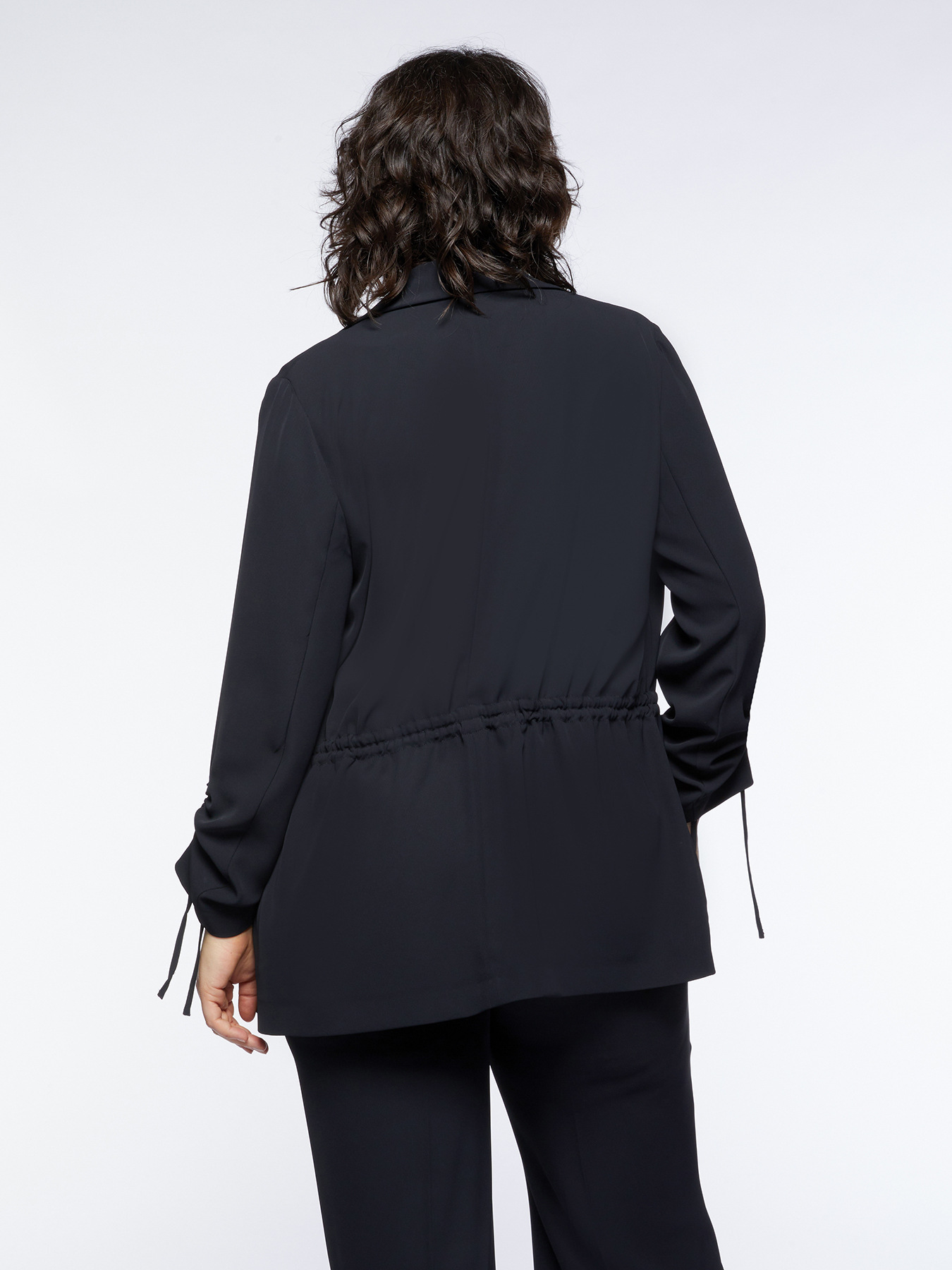 Blazer with drawstring image number 1