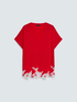 T-Shirt aus Baumwolle mit Blumenstickereien image number 4
