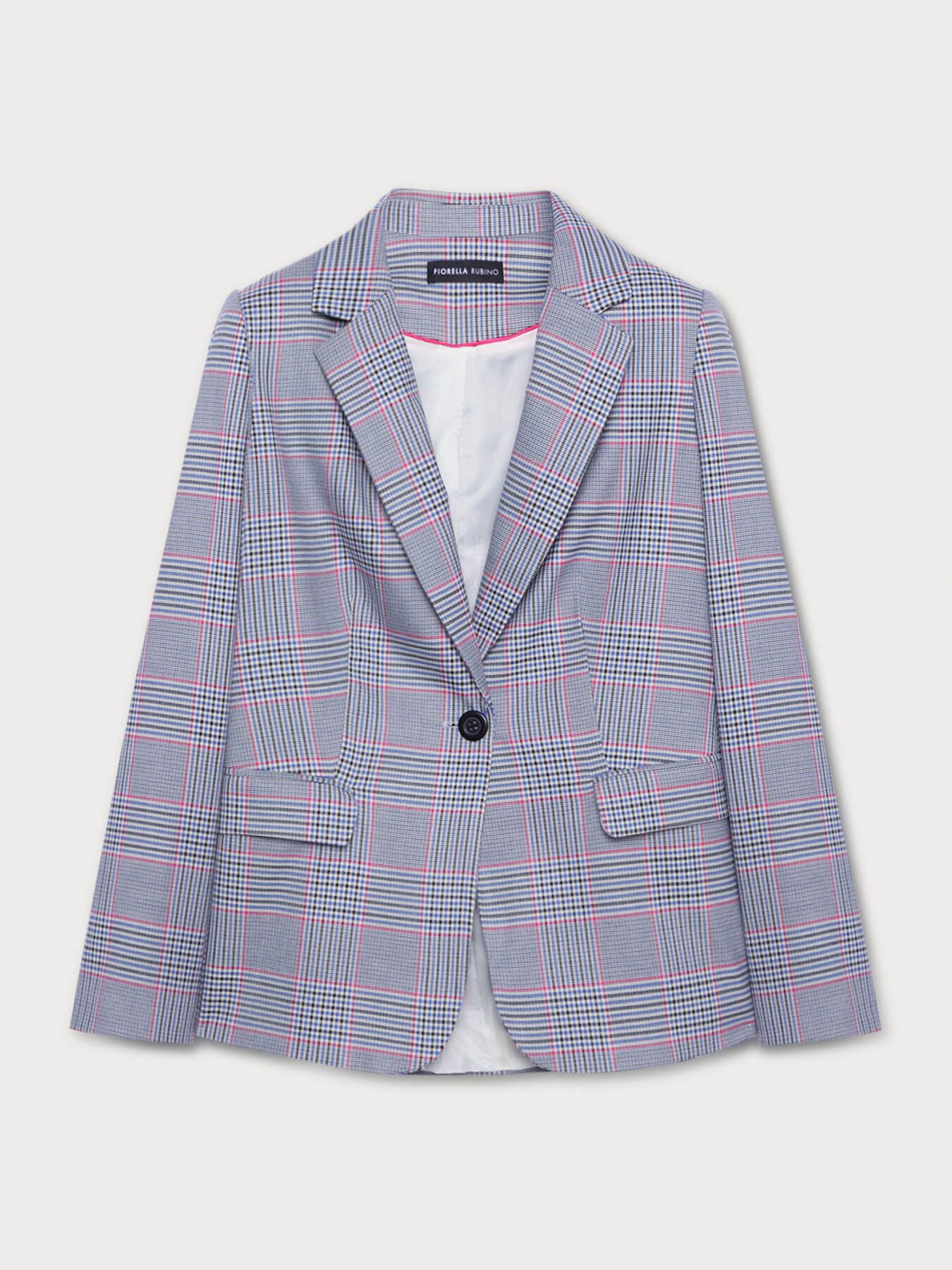 Glen plaid pattern jacket image number 3