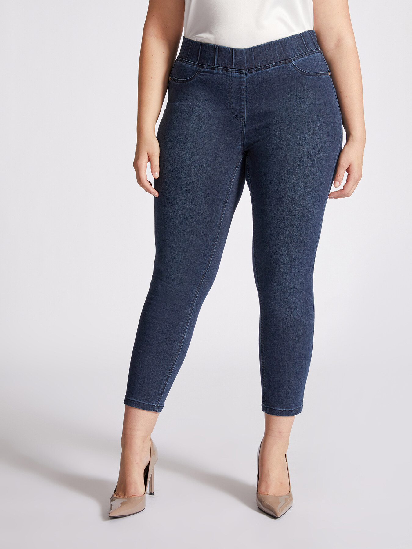 Jeggings Diamante #livegreen dark blu image number 2