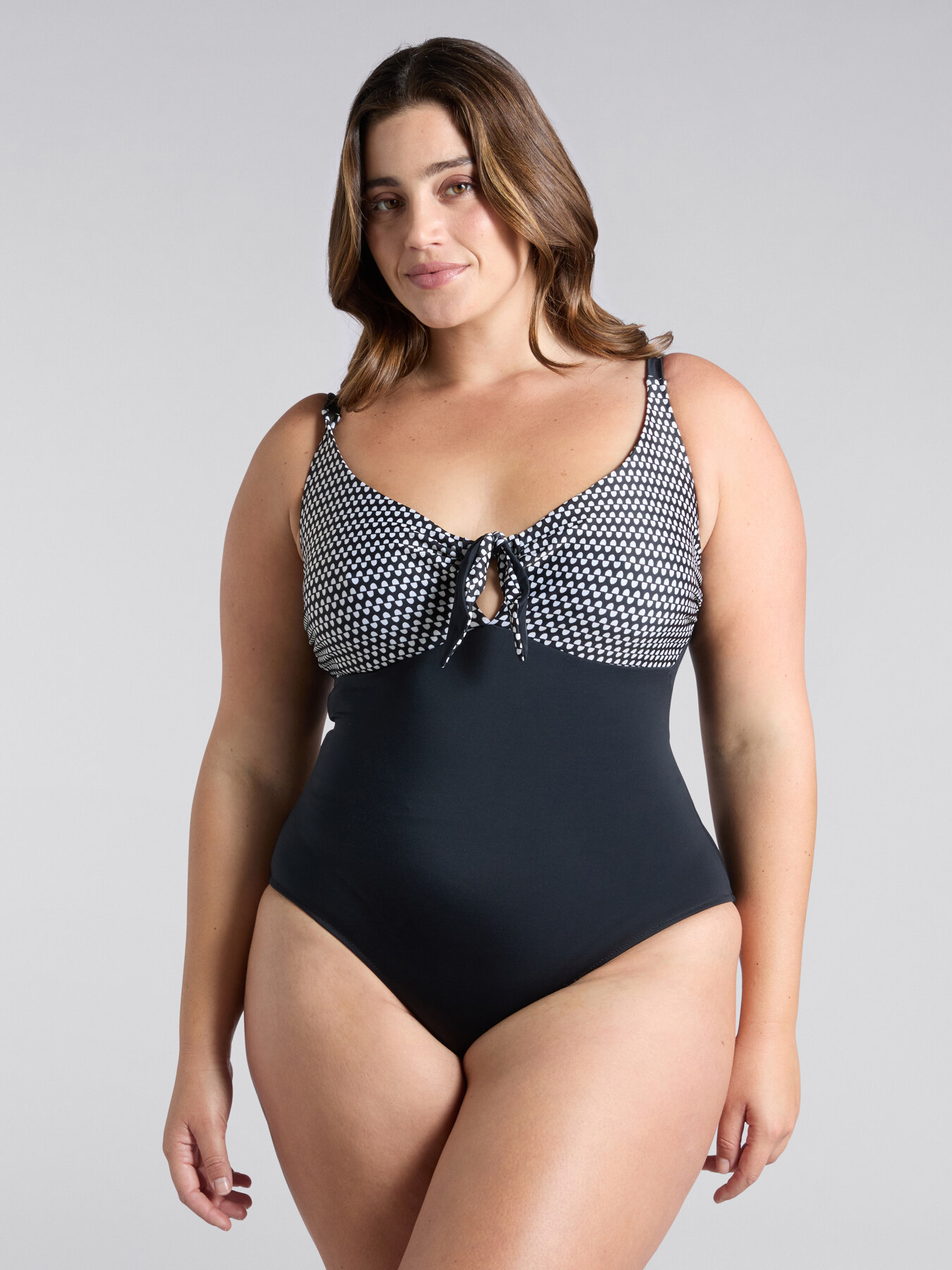 Tribal print one-piece swimsuit image number 2