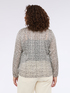 Blusa con stampa e dettaglio cut out image number 1