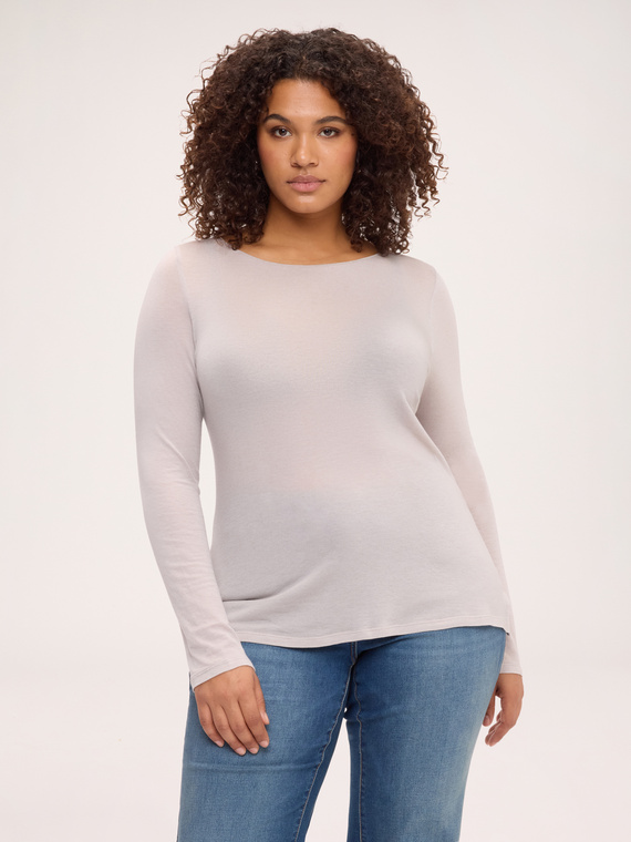 Pull second skin en m&eacute;lange de cachemire
