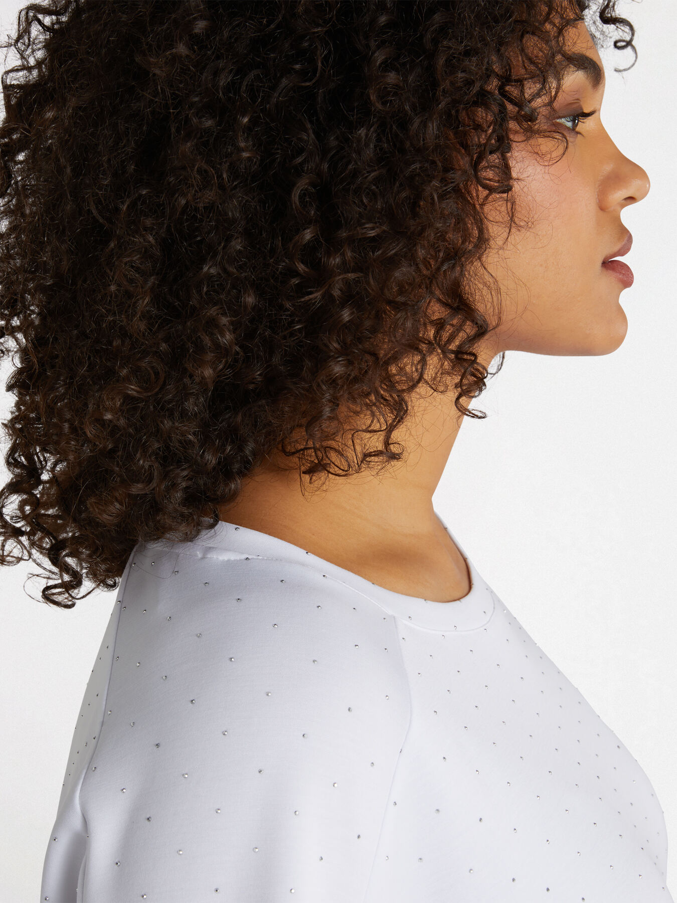 Sweat-shirt avec strass image number 2