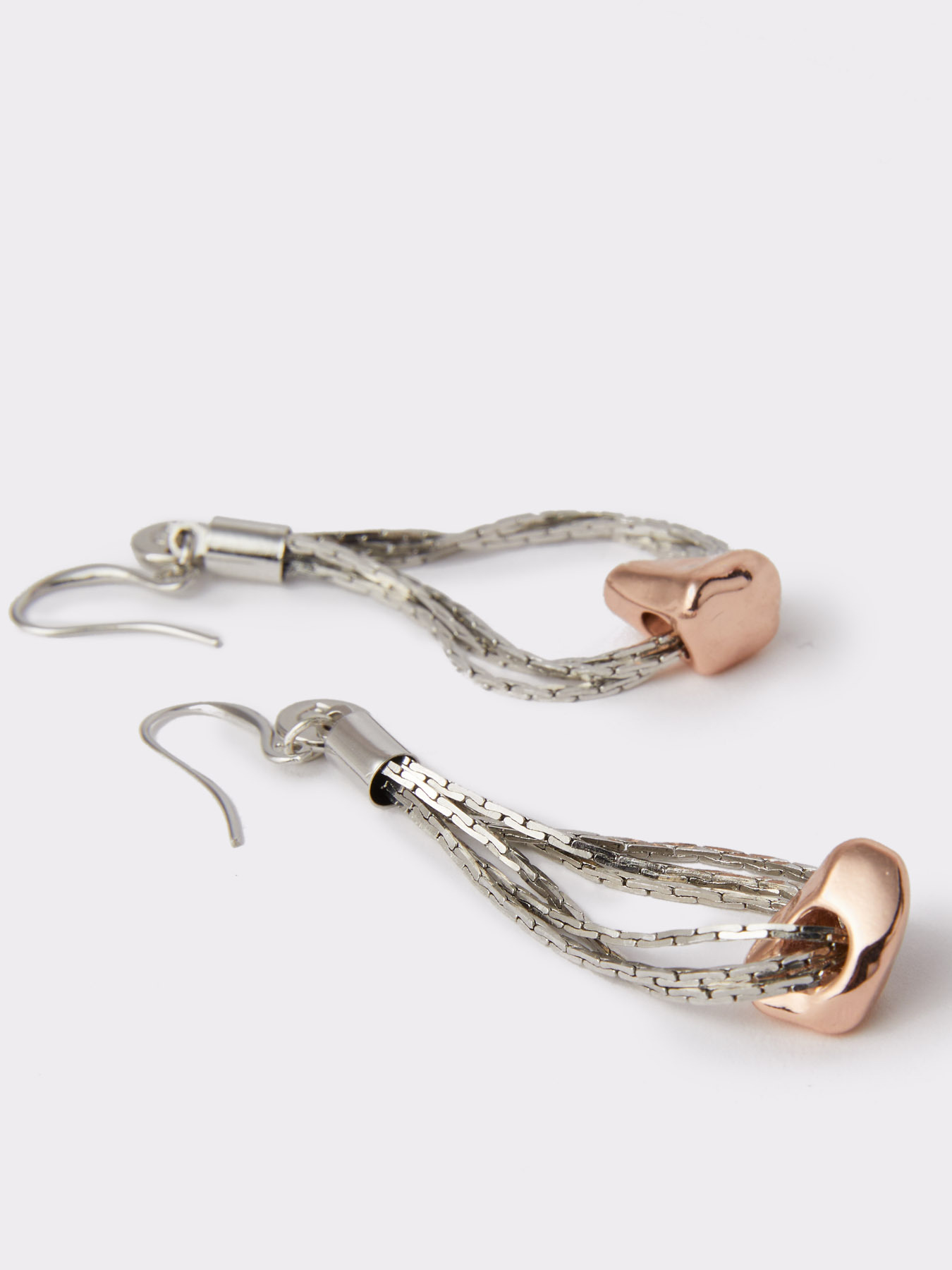 Pendientes de varios hilos con pepitas image number 1