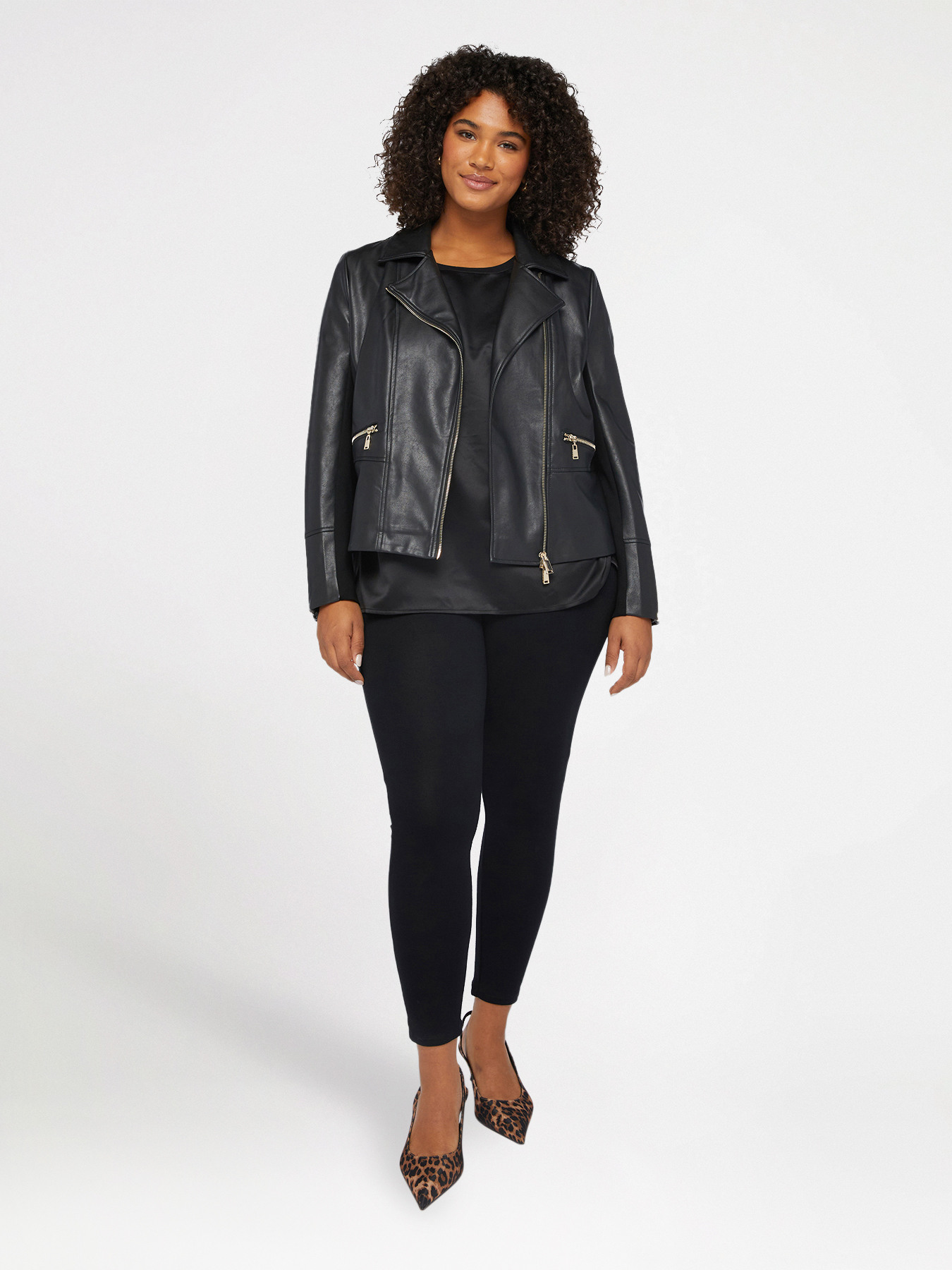 Solid colour leggings image number 2