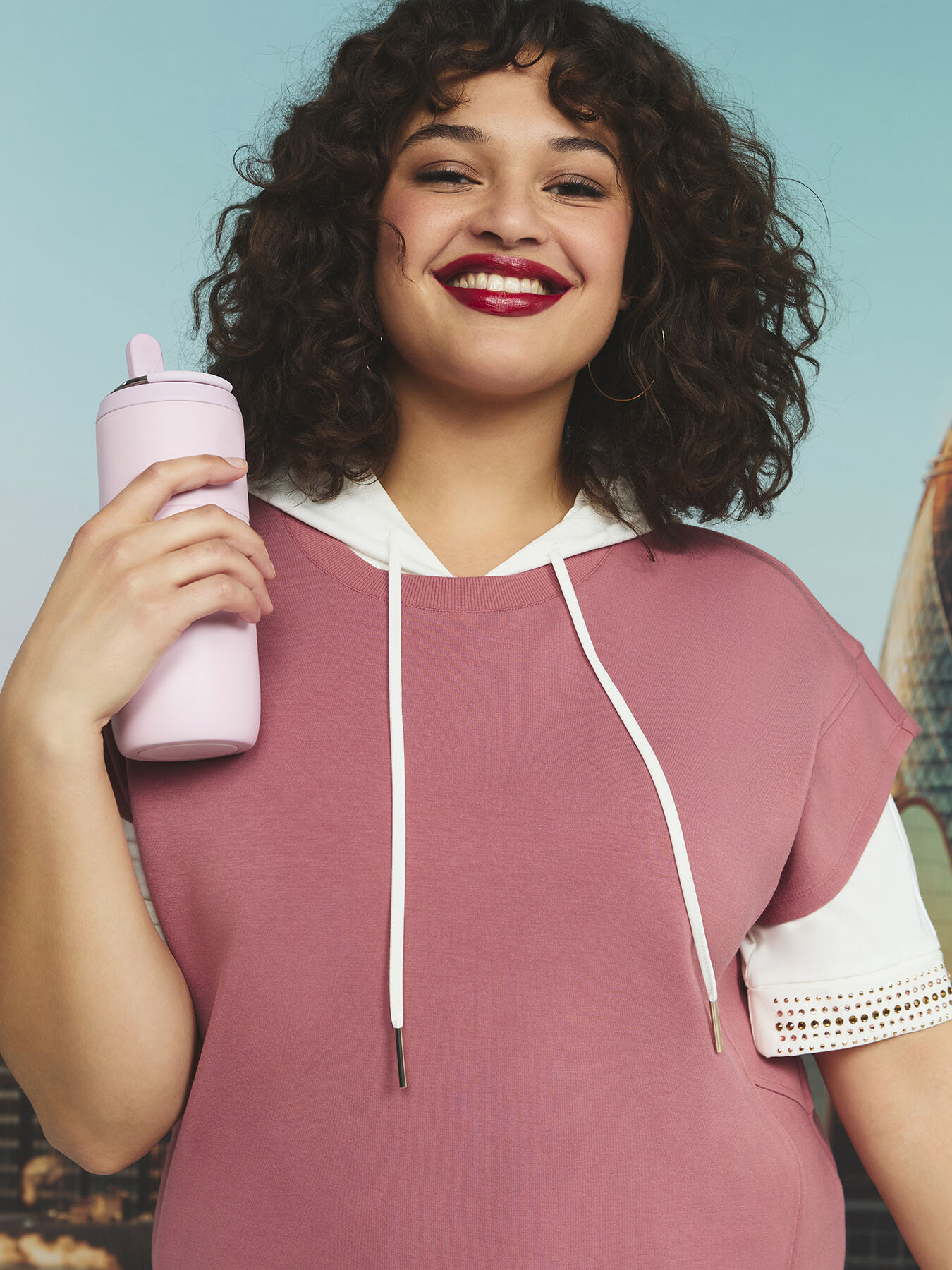 Sleeveless scuba sweatshirt image number 0