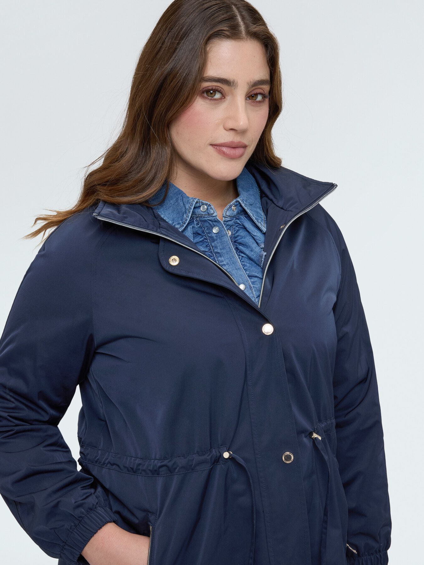 Long parka with hood image number 2