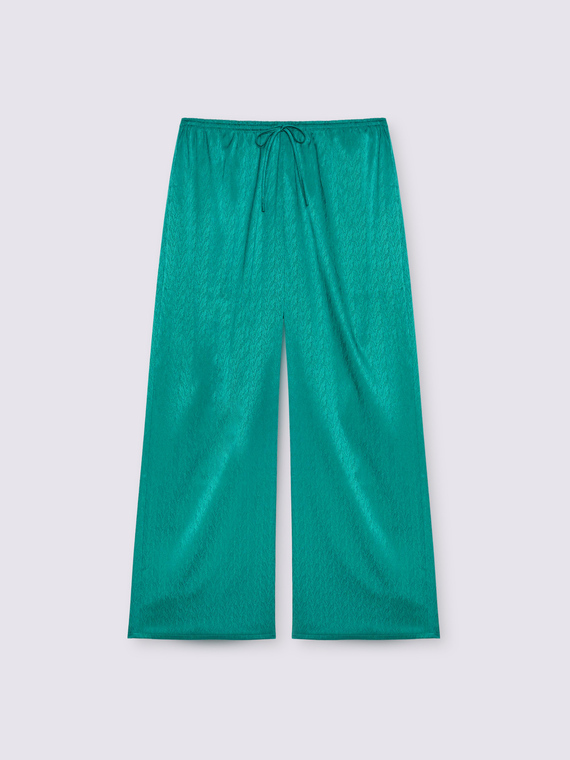 Pantalon palazzo en satin