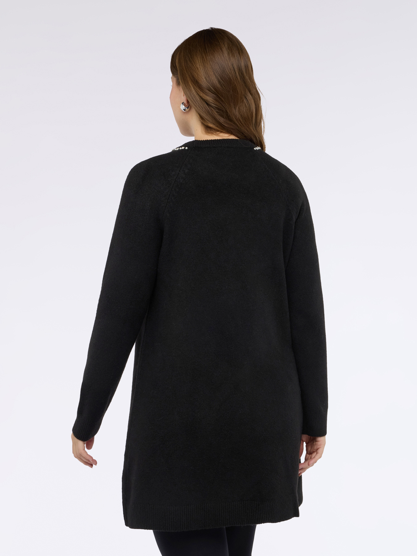 Long sweater with luminous applications image number 1