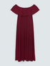 Chill off-shoulder long dress with ruffles image number 1