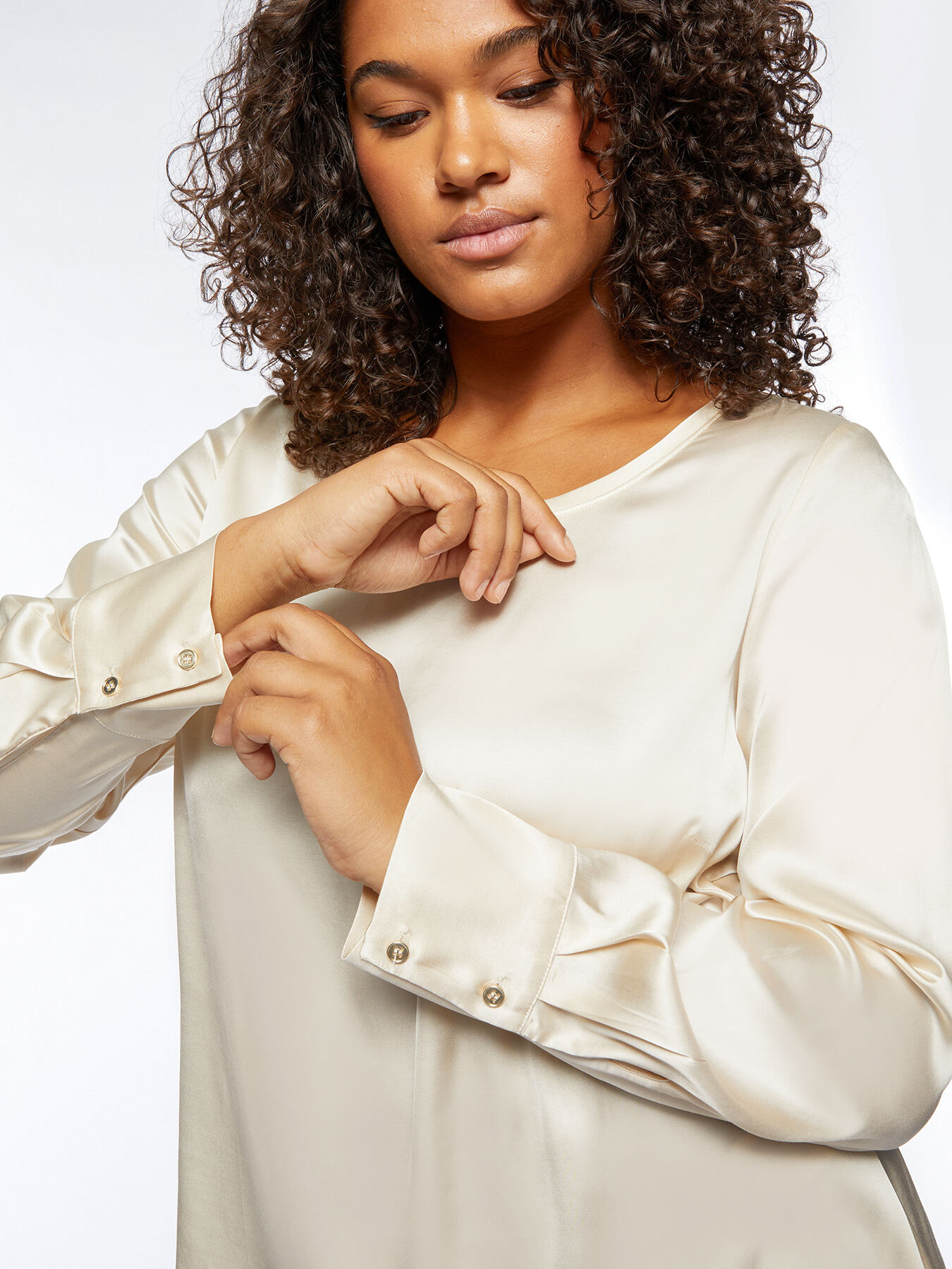 Blusa in viscosa ECOVERO&trade; image number 2