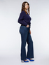 Jeans flare Turchese #livefree image number 1