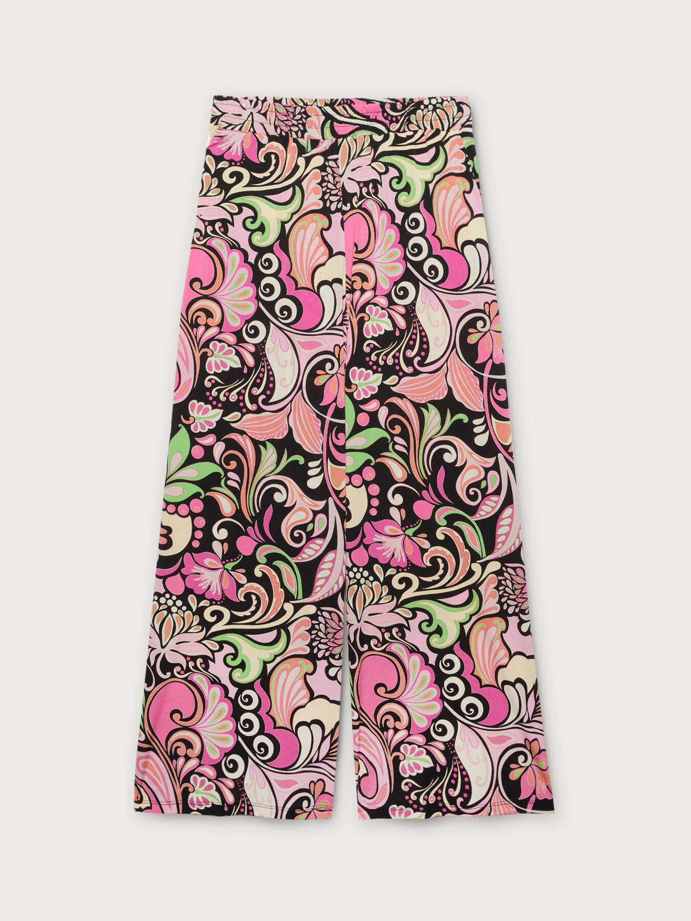 Printed jersey trousers image number 4