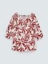 Blouse &eacute;paules d&eacute;nud&eacute;es avec imprim&eacute; image number 5