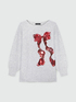 Pullover mit gestickter Schleife image number 4