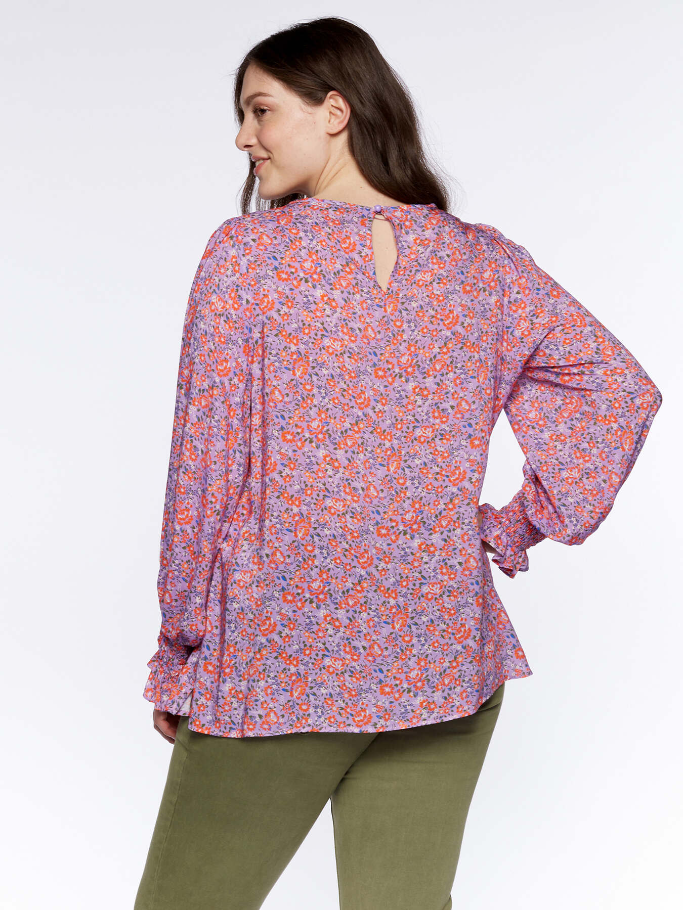 Blusa stampa a fiori image number 1